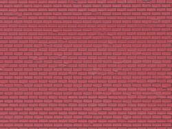 Røde klinker. Kunststof. 20 cm x 12 cm. Vollmer 46033