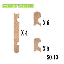 Sporstøtte. 60 cm blandet.