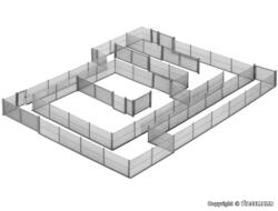 280 cm langt metalhegn. Kibri 38605.