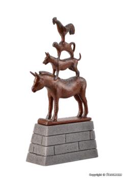 Die bremer Stadtmusikanten. 4,4 cm høj Vollmer 48287.