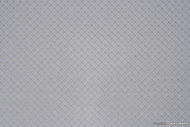 Skifer. Kunststof. 20 cm x 12 cm. Kibri 34144