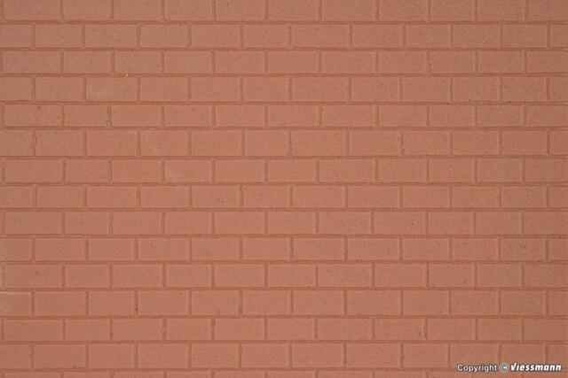 Murplade. Kunststof. 20 cm x 12 cm. Kibri 34145