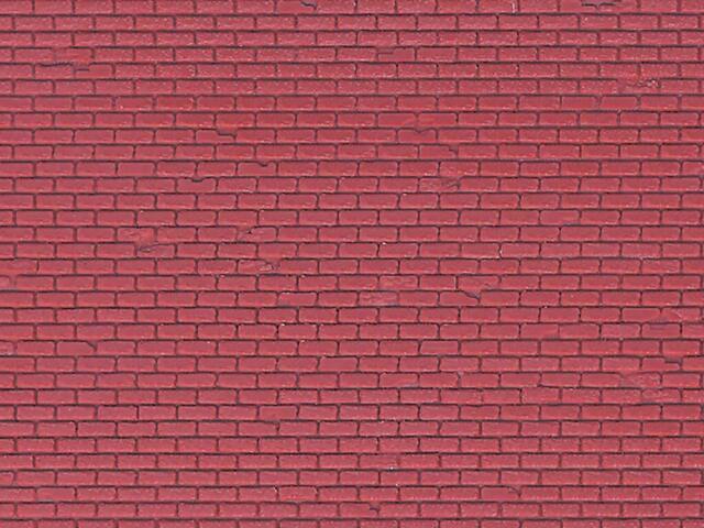 Røde klinker. Kunststof. 20 cm x 12 cm. Vollmer 46033