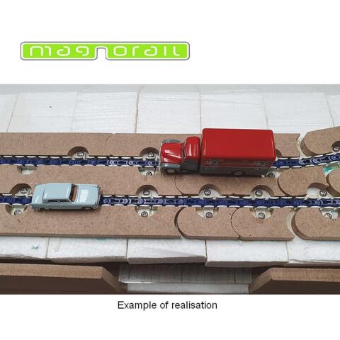 Sporstøtte. 60 cm blandet.