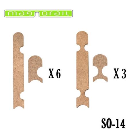 Sporstøtte til parallelspor.