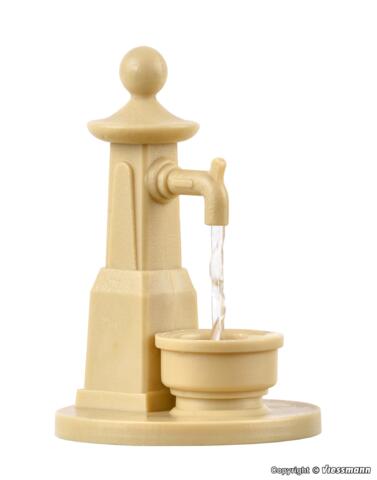 Bybrønd med "rindende" vand. Viessmann 1314.