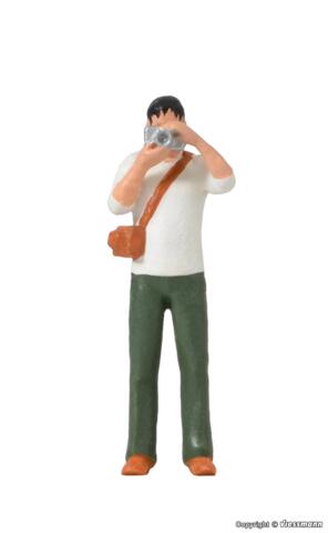 Fotograf med blitz. Viessmann 1519.