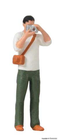 Fotograf med blitz. Viessmann 1519.