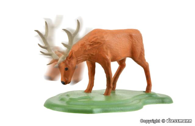 Kronhjort med bevægeligt hoved. Viessmann 1580.