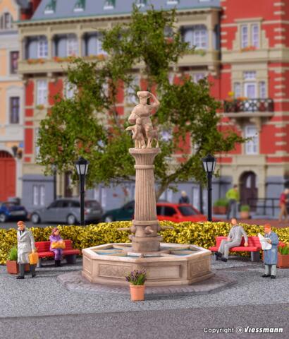 6,5 cm høj brønd. Kibri 38151.