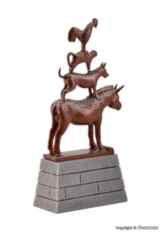Die bremer Stadtmusikanten. 4,4 cm høj Vollmer 48287.