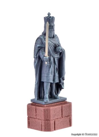 Karl den Store. 4,3 cm høj statue. Vollmer 48288.