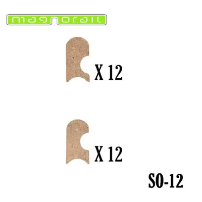 Sporstøtte. 60 cm med kurver.