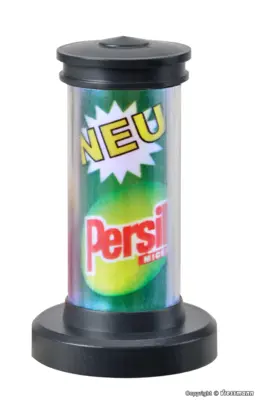Roterende reklamesøjle. Viessmann 1392. 3,5 cm høj.
