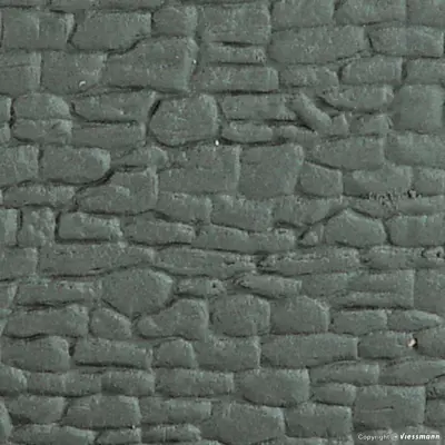 Natursten . 20 cm x 12 cm. Kunststof. Kibri 34121.